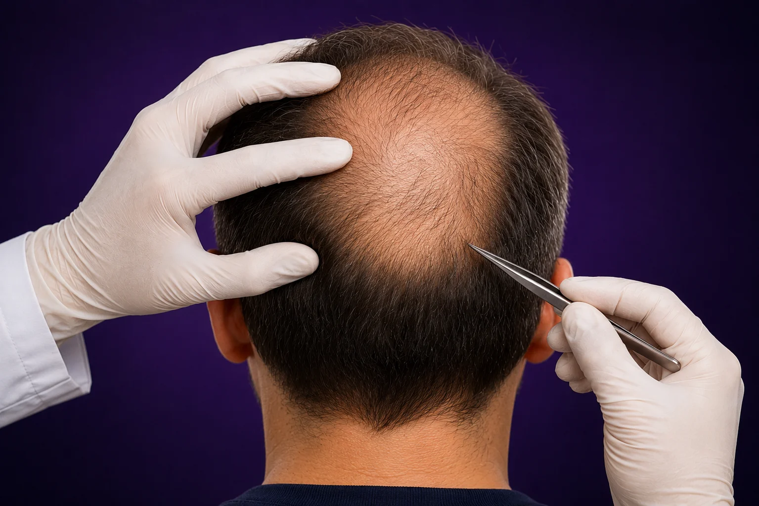 Haartransplantation für Männer – Geheimratsecken und Haarlinie